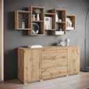 Home affaire Wandboard Wandregal Trio | Holztöne 5