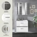 welltime Badezimmer-Set Florenz | Weiß 4