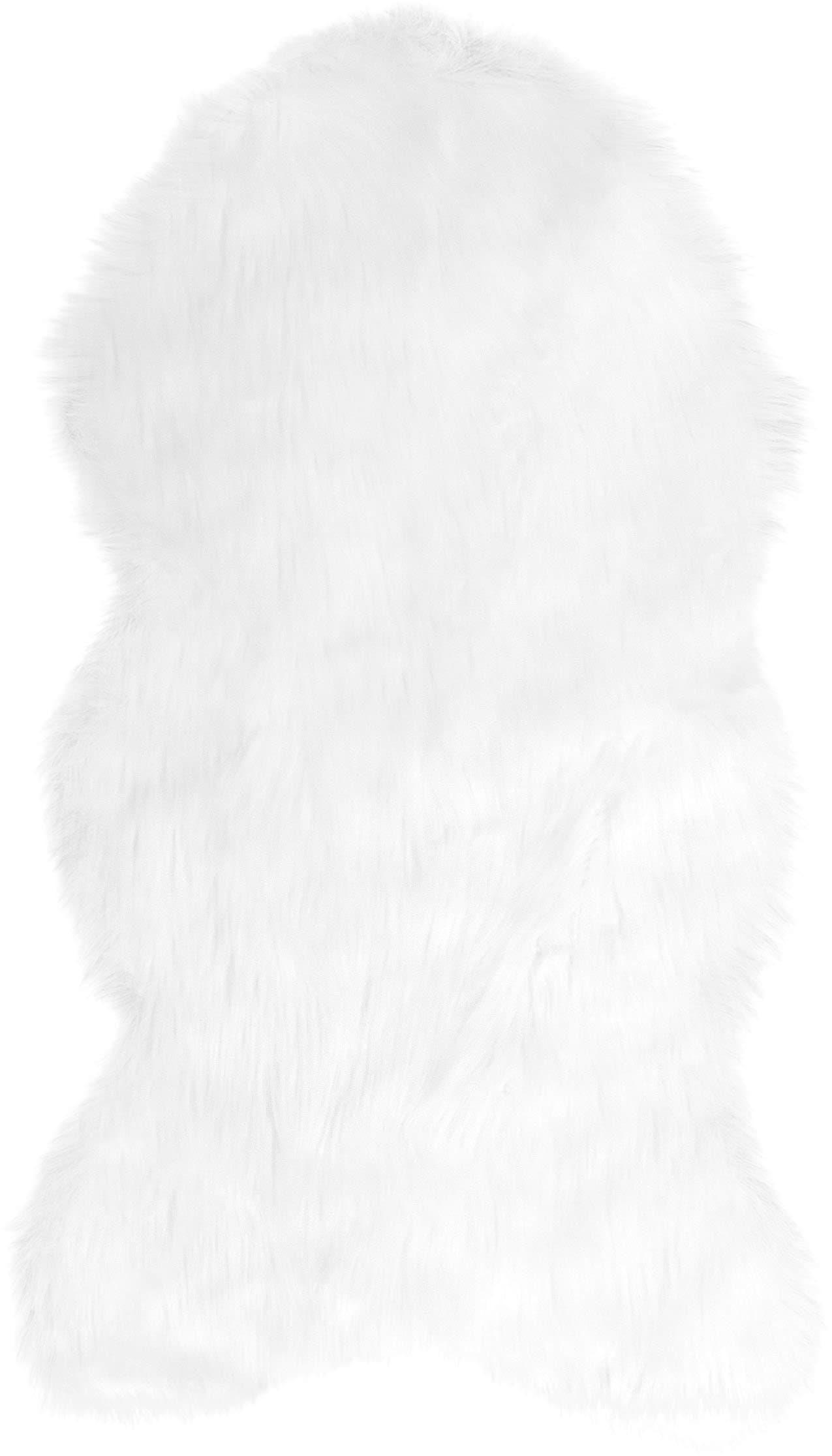 OTTO home Hochflor-Teppich Valeria | Weiß