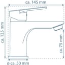 Schütte Waschtischarmatur Futura | Silber 5