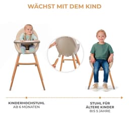 Kinderkraft Hochstuhl FINI 2 | Beige