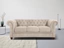 Home affaire Chesterfield-Sofa 3-Sitzer | Beige