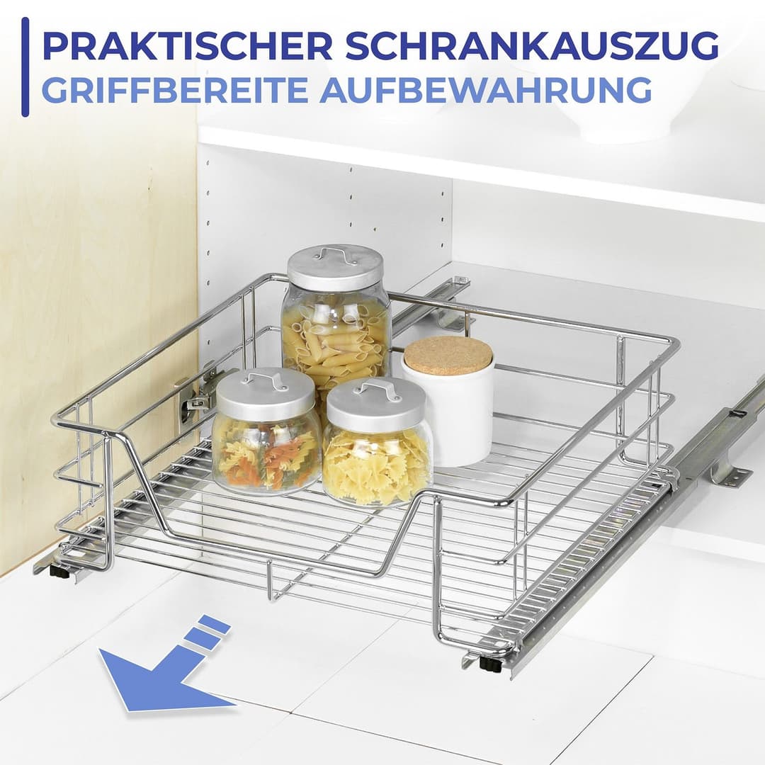 Maximex Auszug Ablagekorb | Silber