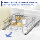 Maximex Auszug Ablagekorb | Silber 4