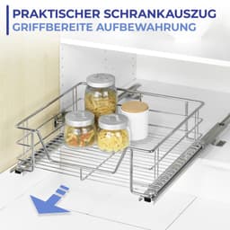 Maximex Auszug Ablagekorb | Silber