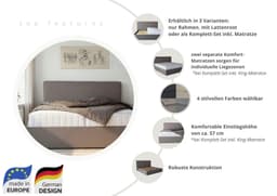 COLLECTION AB Polsterbett Romo | Braun