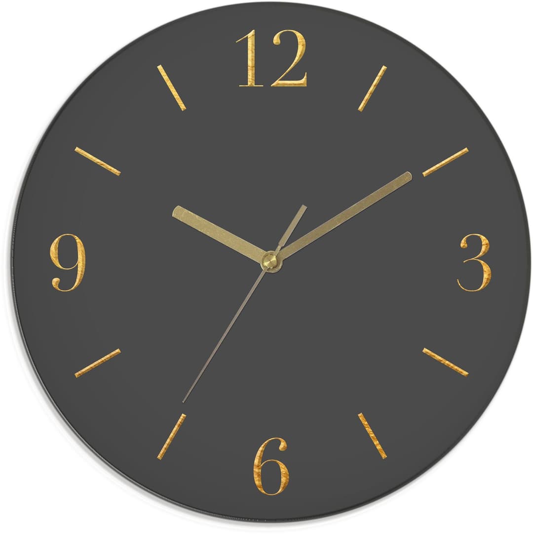 OTTO home Wanduhr Aurum | Grau