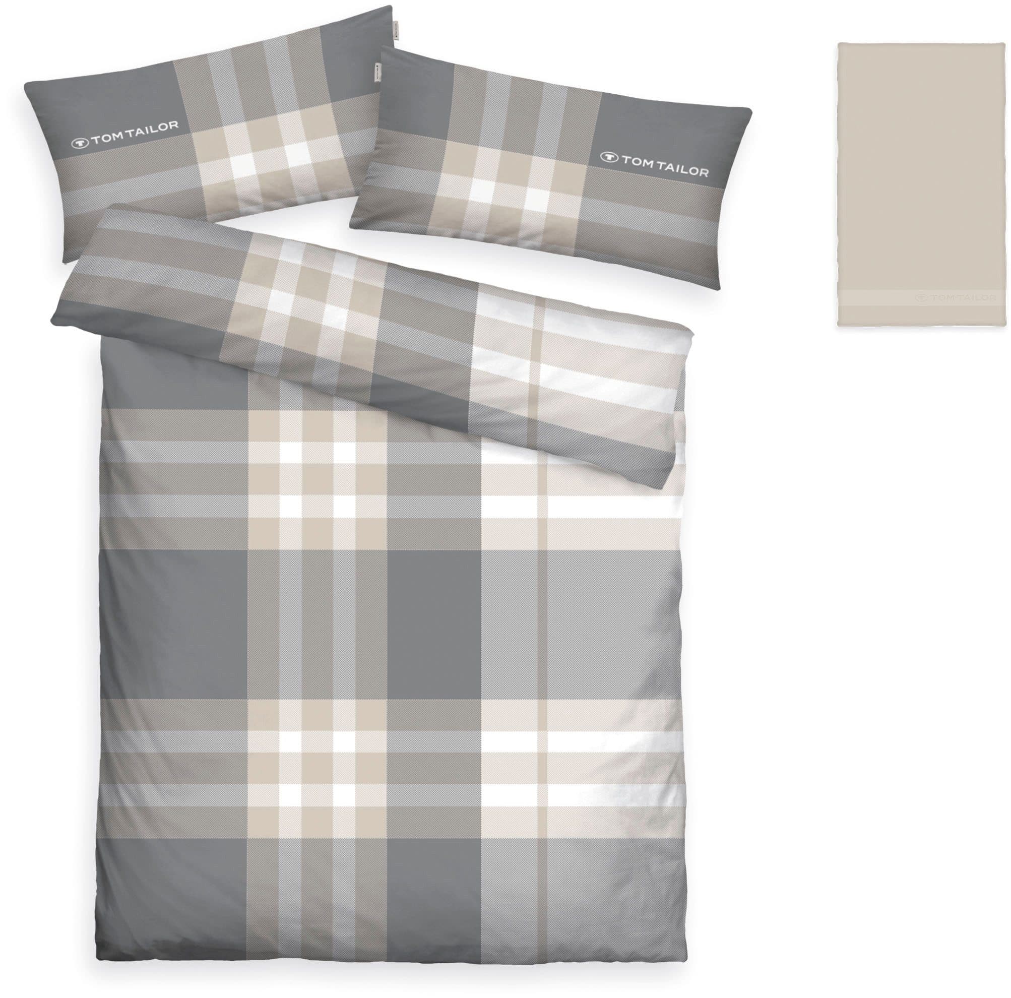 TOM TAILOR HOME Bettwäsche Nick | Braun