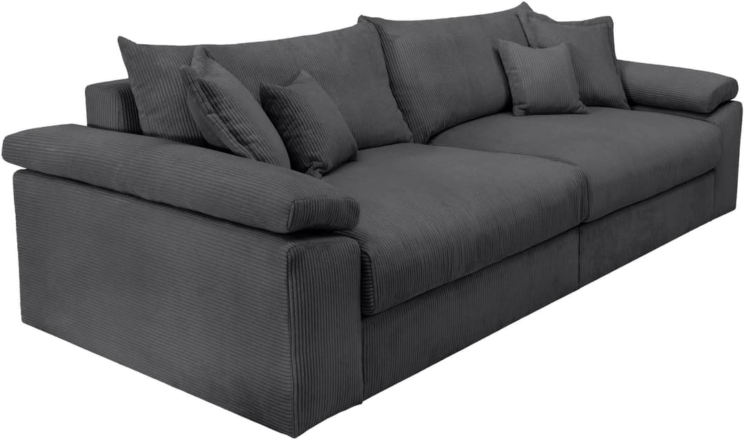 Home affaire Big-Sofa Soft&Cosy XXL | Schwarz