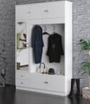 borchardt Möbel Garderobenschrank Kompakta | Weiß 2