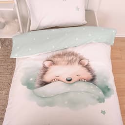 babybest Kleiner Igel Bettwäsche-Set | Mehrfarbig