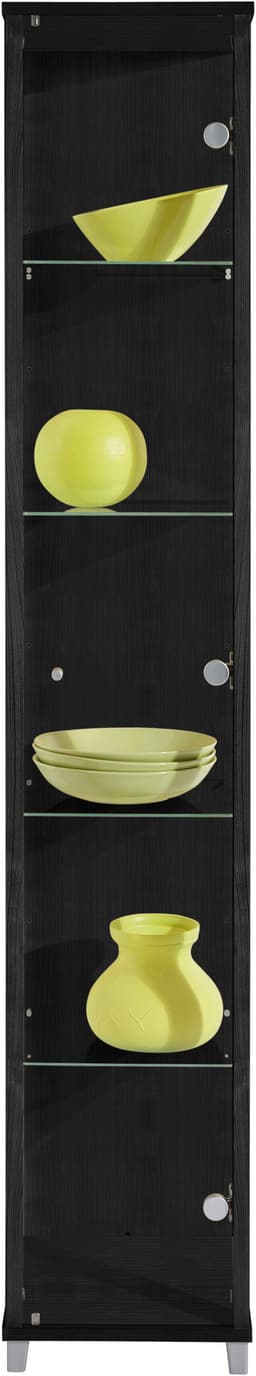 fif möbel Vitrine OPTIMA | Schwarz