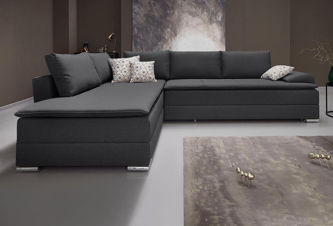 Home affaire Ecksofa Night & Day L-Form | Grau