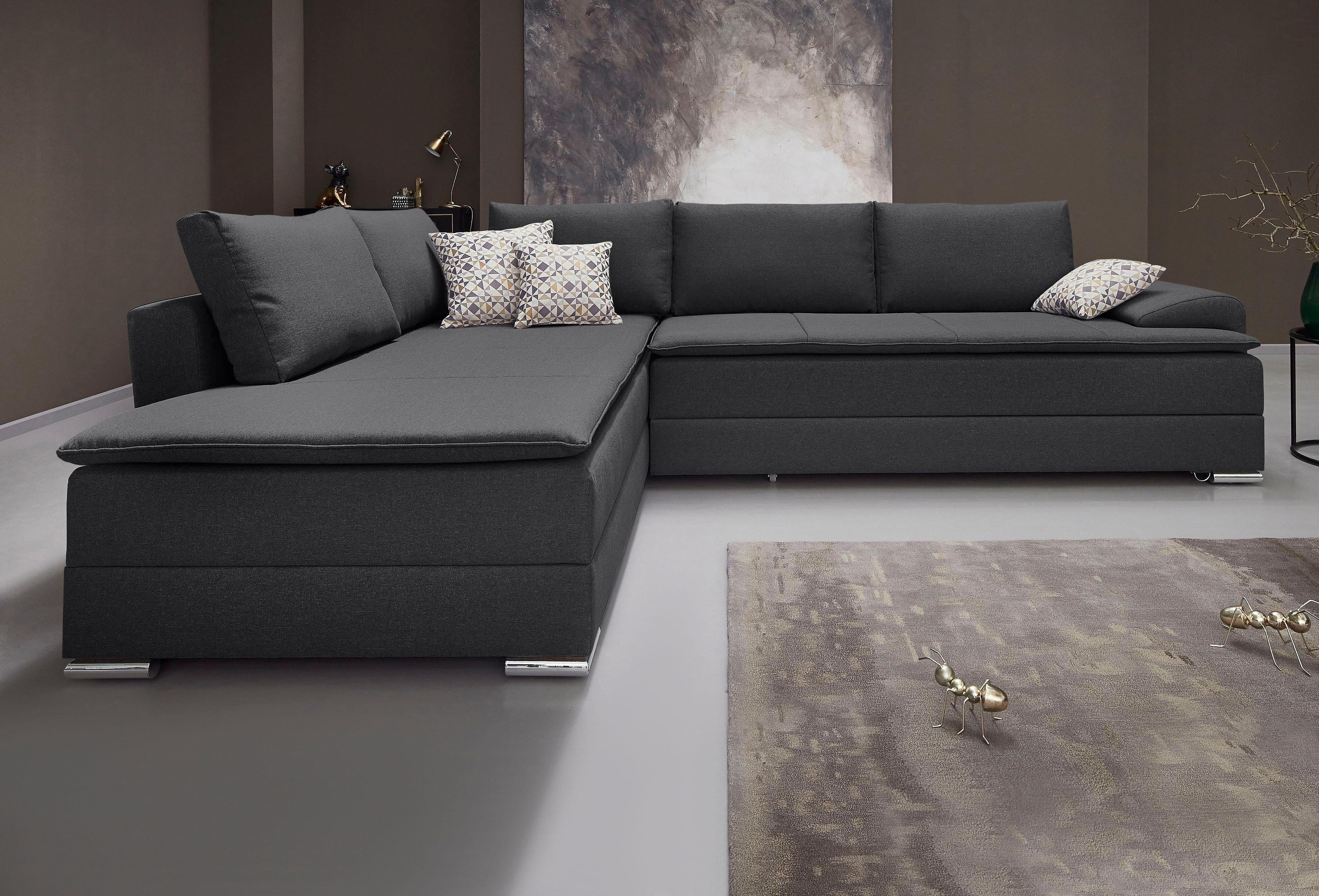 Home affaire Ecksofa Night & Day L-Form | Grau