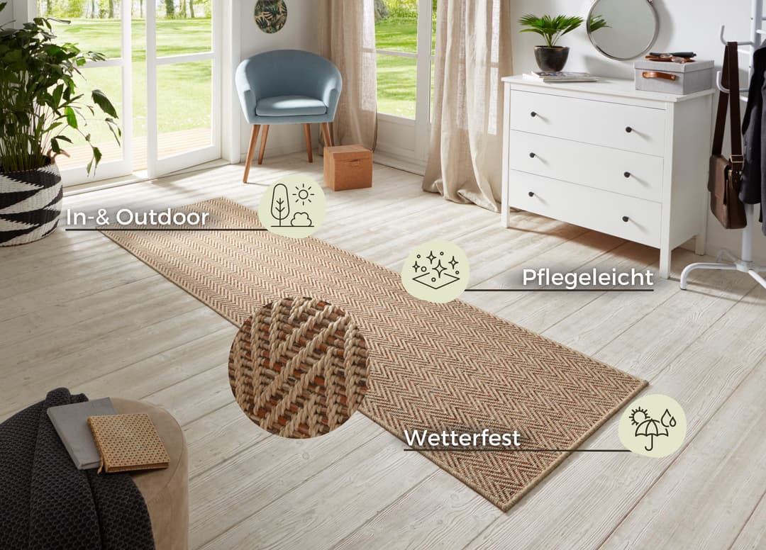HANSE Home Läufer Nature 500 | Beige