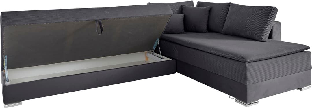 Home affaire Ecksofa Night & Day L-Form | Grau