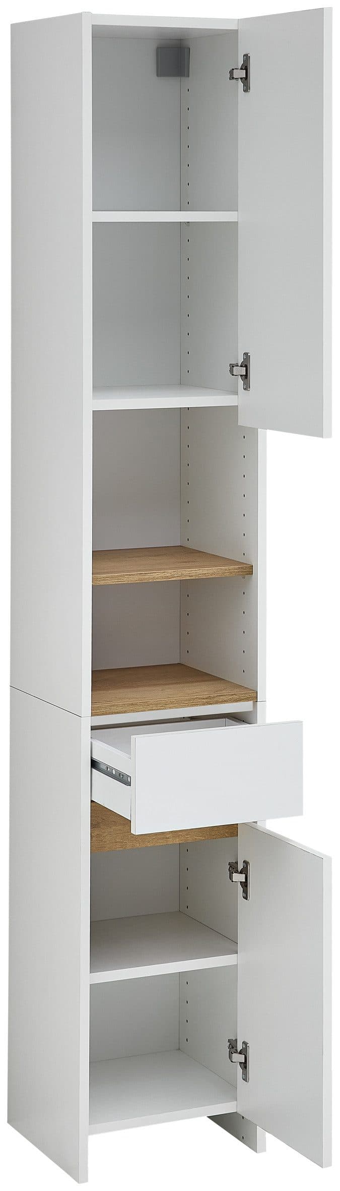 Saphir Hochschrank Quickset 100 | Weiß