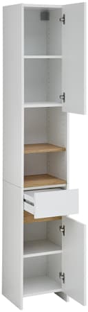 Saphir Hochschrank Quickset 100 | Weiß 4