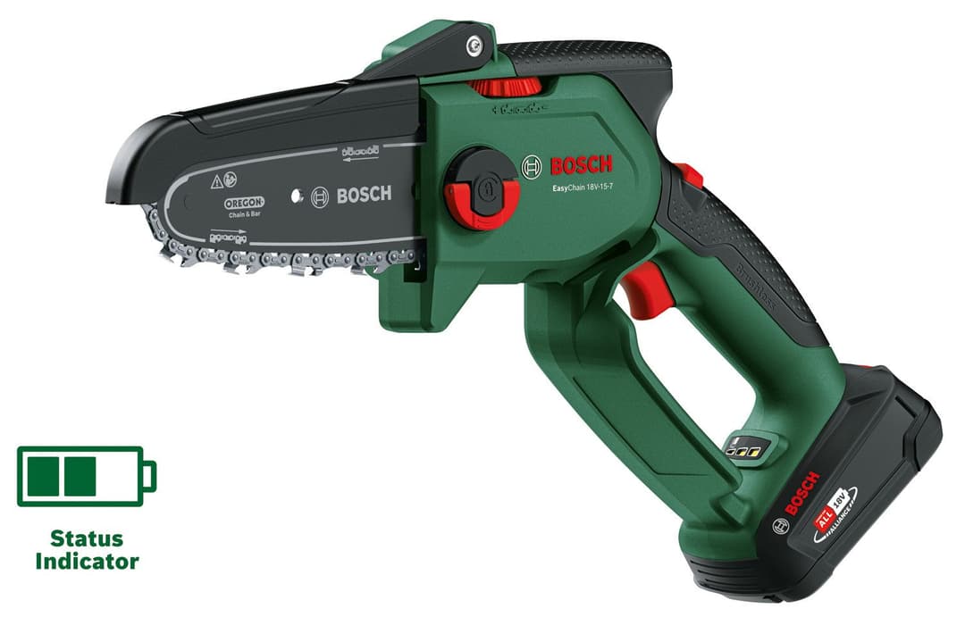 Bosch Home & Garden EasyChain 18V-15-7 Akku-Kettensäge | Grün