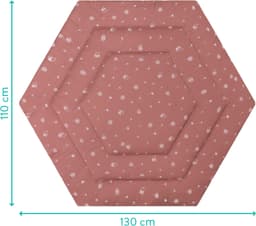 fillikid Laufgittereinlage 6-eck Jersey | Rosa