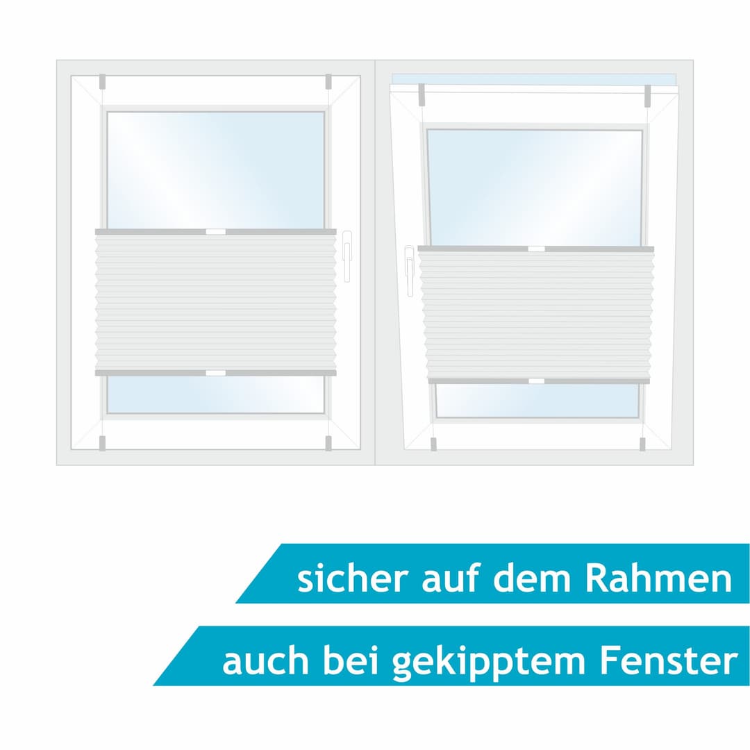 Good Life Wabenplissee Aris | Silber