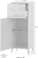 Schildmeyer Midischrank Smilla | Grau 4