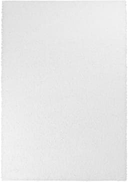 Carpet City Hochflor-Teppich Shaggi uni | Weiß