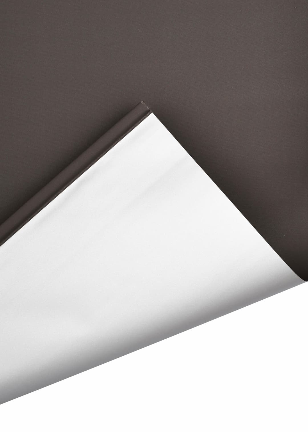 Seitenzugrollo Thermo Klemmfix-Rollo | Braun