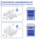 Maximex Auszug Ablagekorb | Silber 5