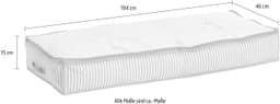 Zeller Present Aufbewahrungstasche Stripes (2-tlg) | Beige