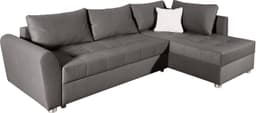 COLLECTION AB Ecksofa Jana XL L-Form | Grau
