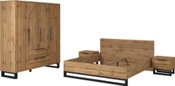 Home affaire Schlafzimmer-Set Bronne | Holztöne