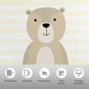 Seitenzugrollo Bär | Beige 3