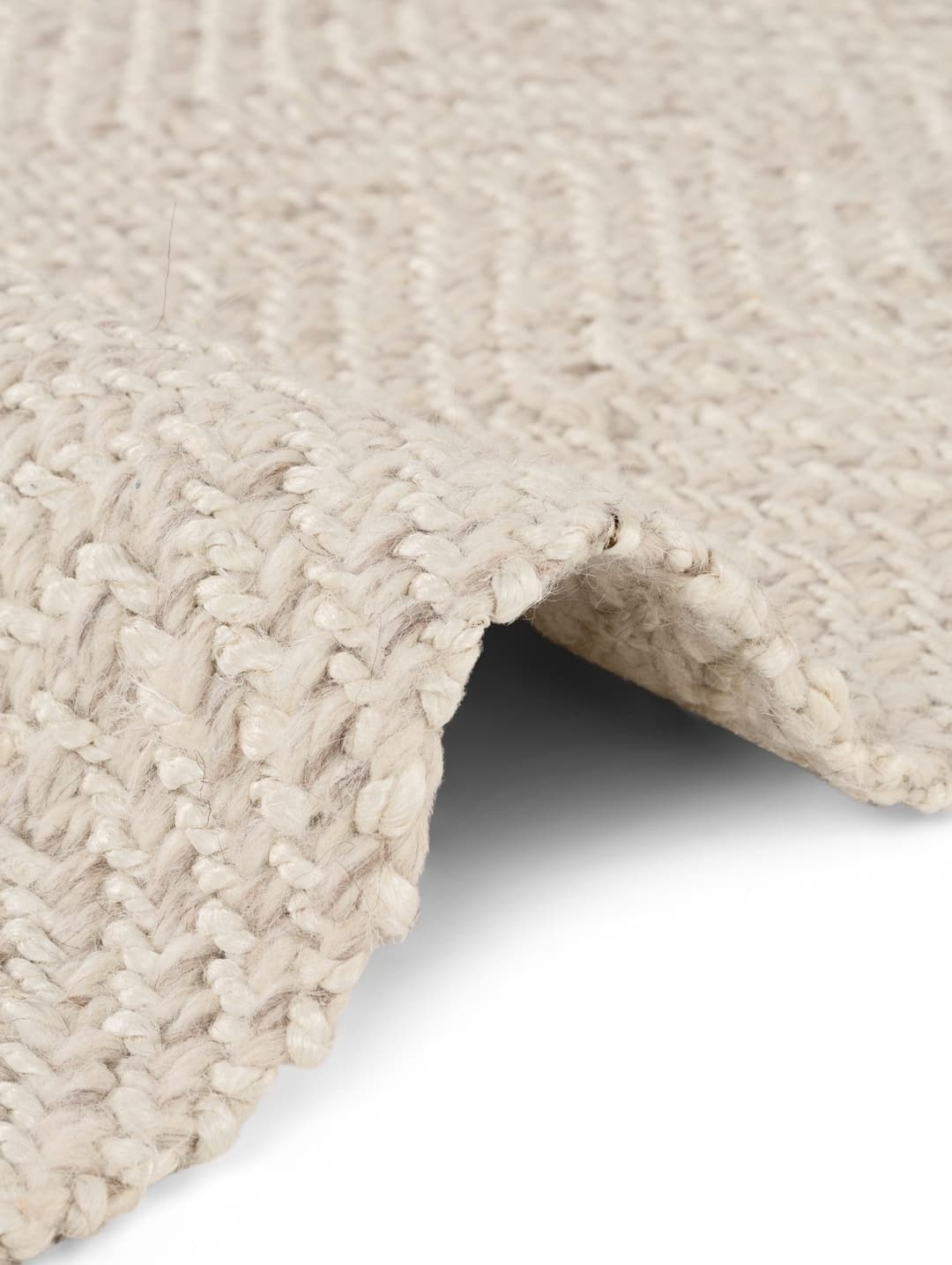 ELLE DECORATION Wollteppich Majoli | Beige