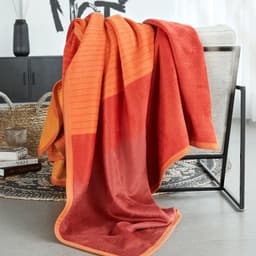 Wohndecke Sorrento Jacquard | Orange