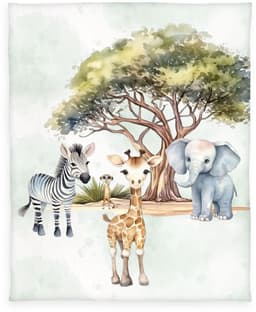 Kinderdecke YoungCollection Safari | Mehrfarbig