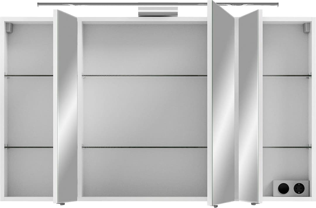 Saphir Spiegelschrank 6005 Sprint Badschrank | Weiß