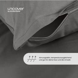 uncover by SCHIESSER Bettwäsche Soho | Grau