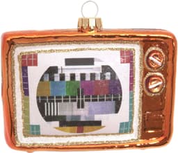Krebs Glas Lauscha Nostalgischer Fernseher | Mehrfarbig