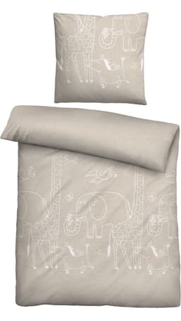 Biberna Kinderbettwäsche 0840520 | Beige