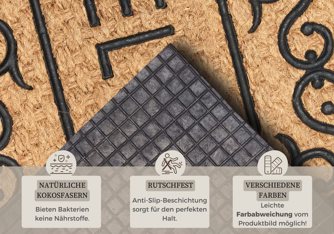 HANSE Home Mix Mats Fußmatte | Braun