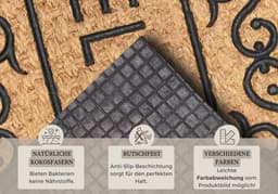 HANSE Home Mix Mats Fußmatte | Braun