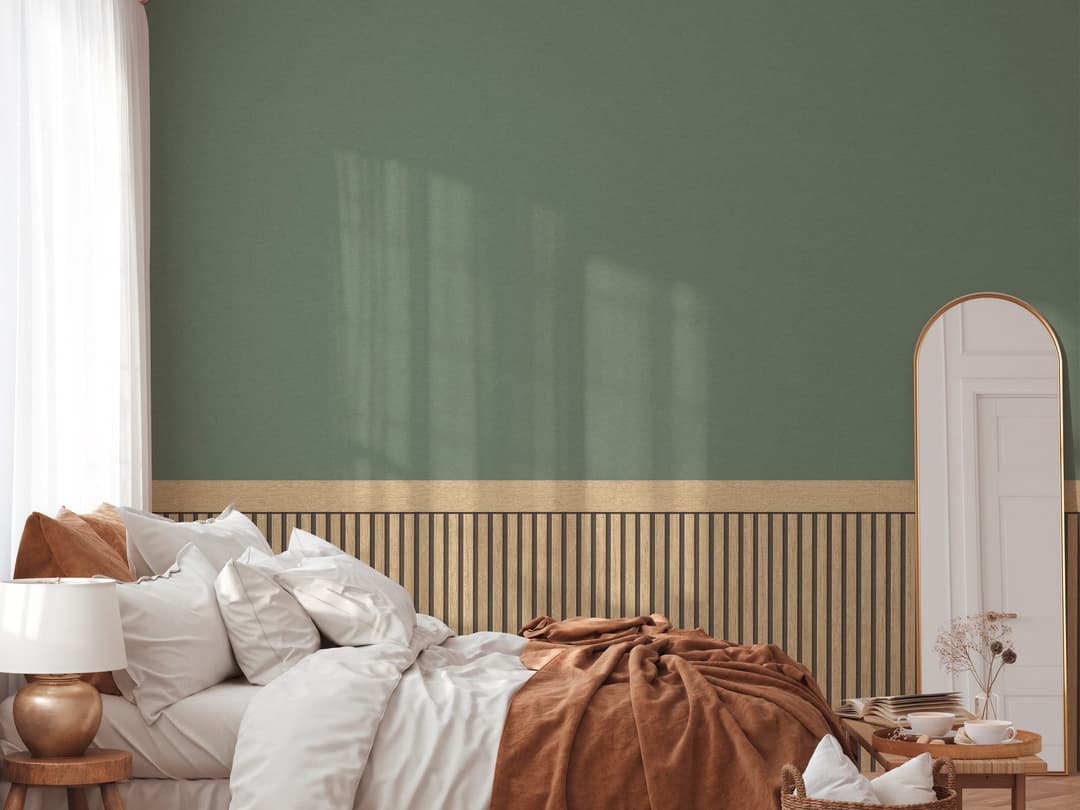 living walls Vliestapete Wallpanel | Braun