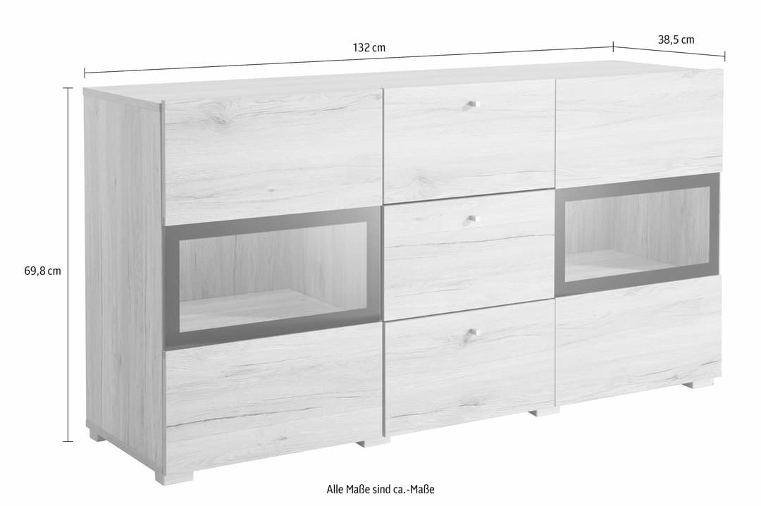 OTTO home Sideboard Baros | Grau