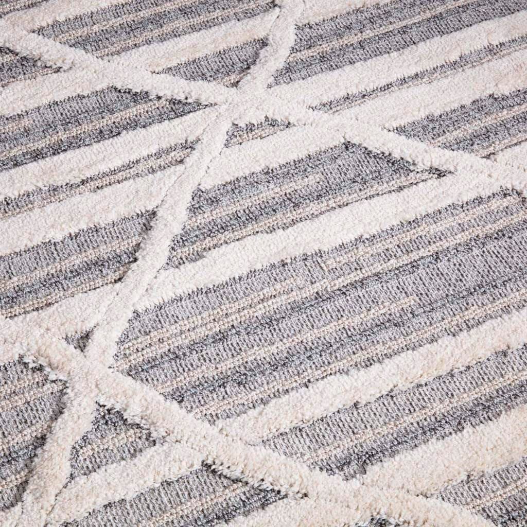 Carpet City Hochflor-Teppich Valencia 810 | Grau