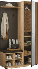 HBZ Kompaktgarderobe Volano | Holztöne 5