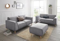 Home affaire Janek 2-Sitzer Sofa | Grau