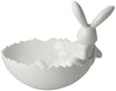 Goebel Osterhase Figur Hase mit Schale Snow White | Weiß 3