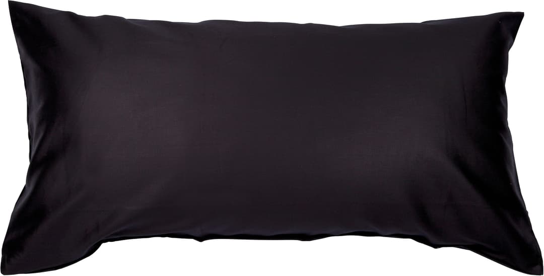 Janine Kissenbezug Colors Mako Satin | Schwarz