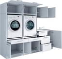 Laundreezy Mehrzweckschrank-Set | Weiß 3